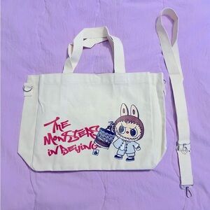 Labubu Canvas Tote Bag